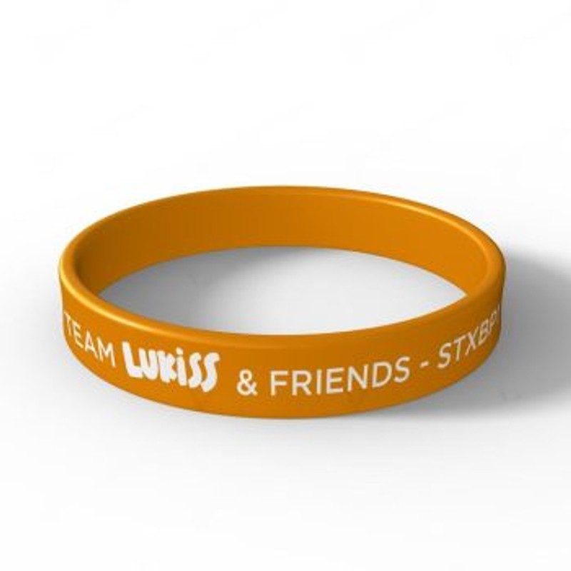 PULSERA SILICONA NARANJA