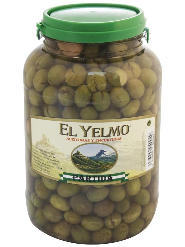 Aceituna Partida 1400 g El Yelmo