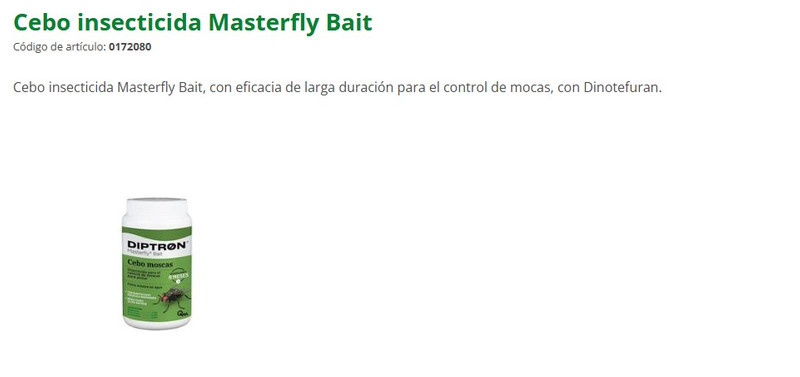 Cebo insecticida Masterfly Bait