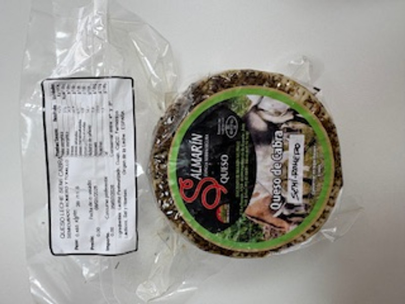 QUESO CABRA ARTESANO ROMERO Y TOMILLO