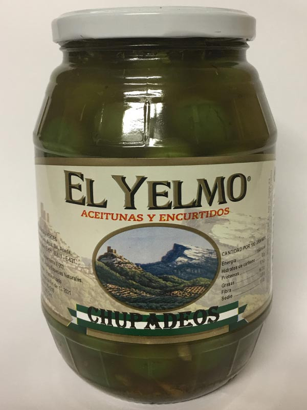Aceituna Chupadeos 500 g El Yelmo