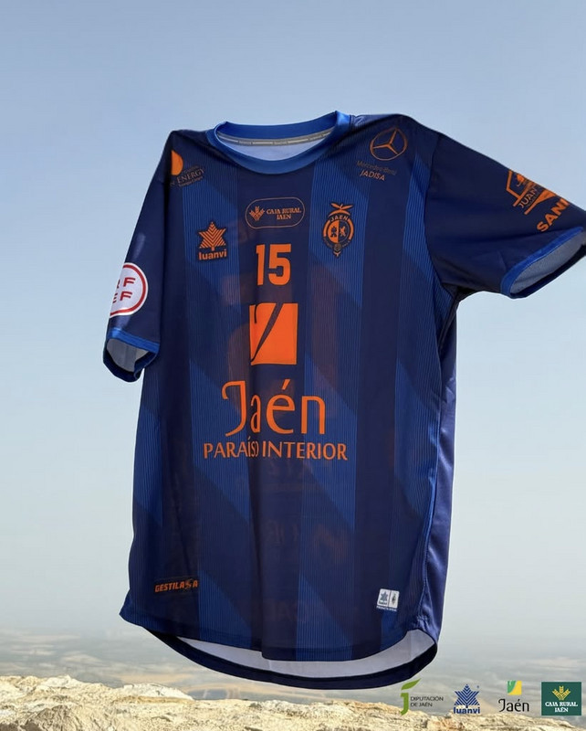 NUEVA CAMISETA JAÉN PARAÍSO INTERIOR AZUL OSCURO