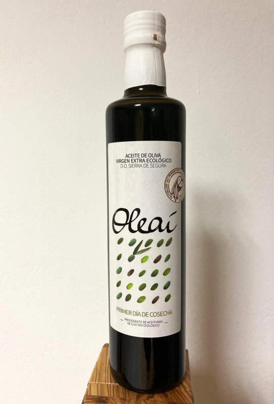 Aceite ecológico de oliva virgen extra D.O. Sierra de Segura Oleaí