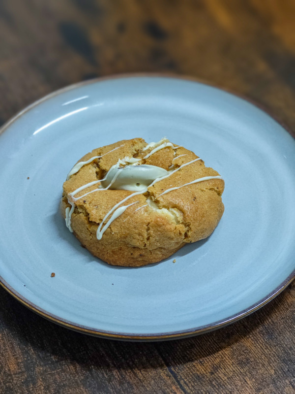 Cookie de chocolate blanco y filipinos