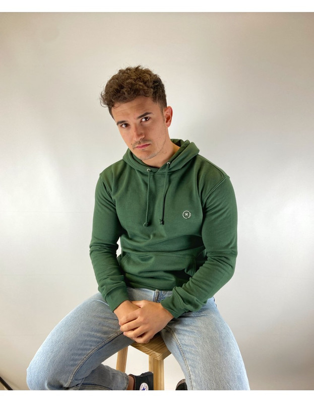 SUDADERA CAPUCHA TM VERDE