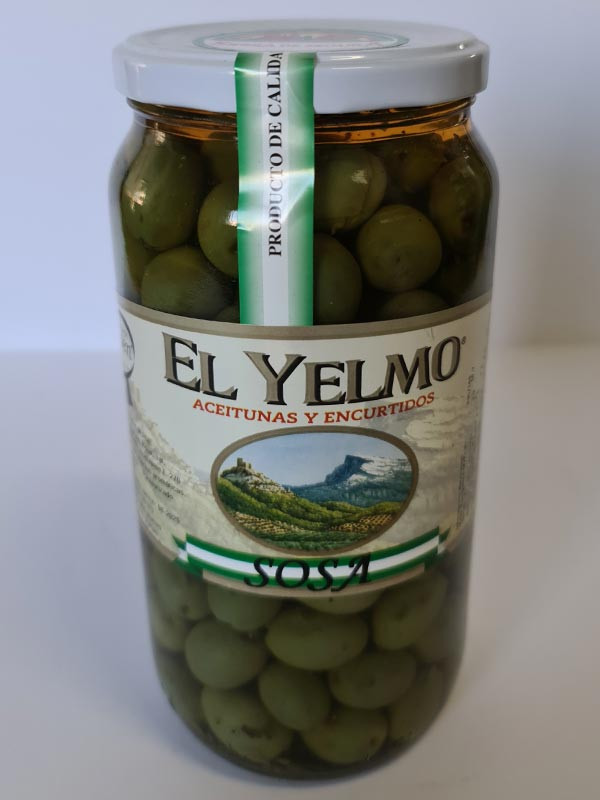 Aceituna Sosa 550 g El Yelmo