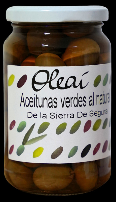 Aceitunas verdes naturales ecológicas