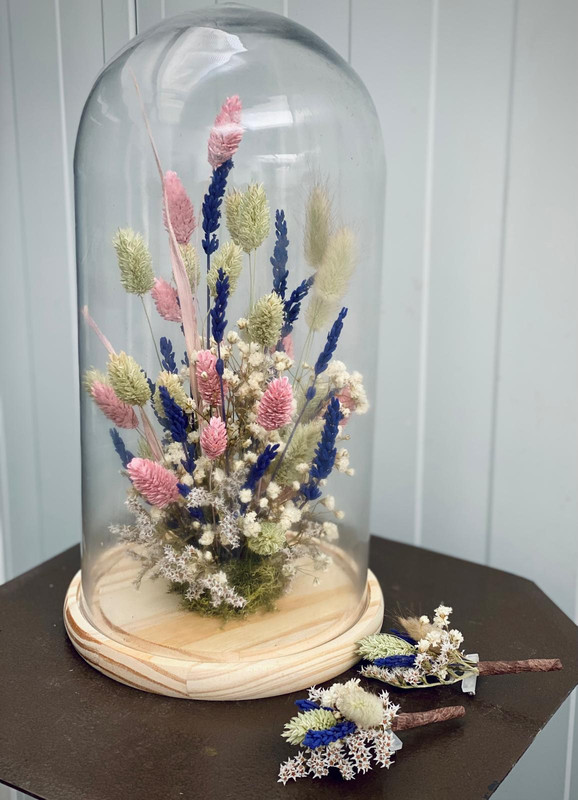 Cúpula en Flor Preservada Personalizada