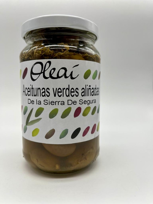 Aceitunas Verdes Aliñadas Ecológicas