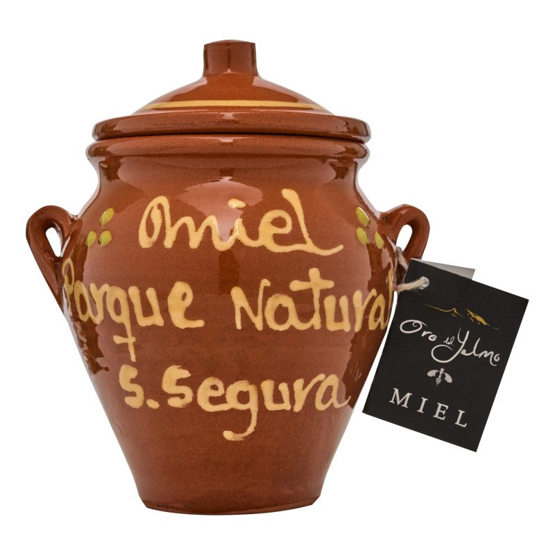 Orza de Miel con cuchara Oro del Yelmo