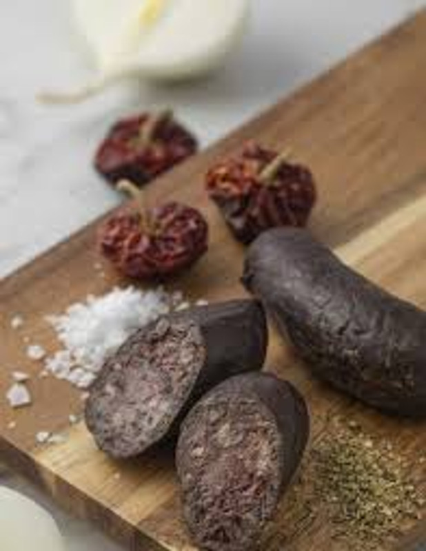 Morcilla Negra con Cebolla Caramelizada
