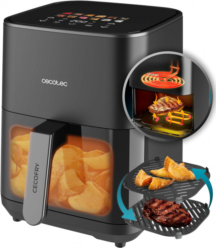 FREIDORA AIRE CECOTEC DUOHEAT 4000 4L