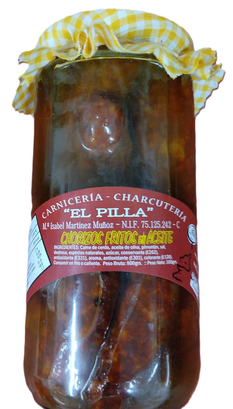 Chorizos Fritos  en Aceite El Pilla